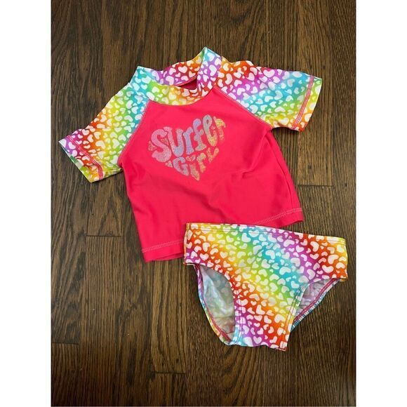 JOE BOXER Bay Infant Toddler 18 Months 2-piece Rashguard Swimsuit BUY 2 GET 1 FR - Picture 1 of 4